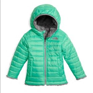 TODDLER GIRLS' REVERSIBLE MOSSBUD SWIRL JACKET 3T